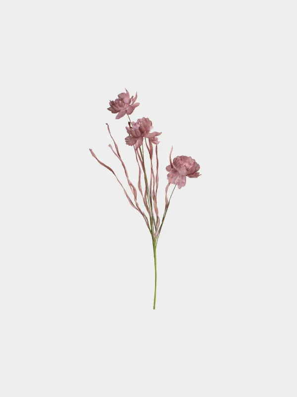 Ветка декоративная, 60 см, Розовый мак, Poppy garden, image-0