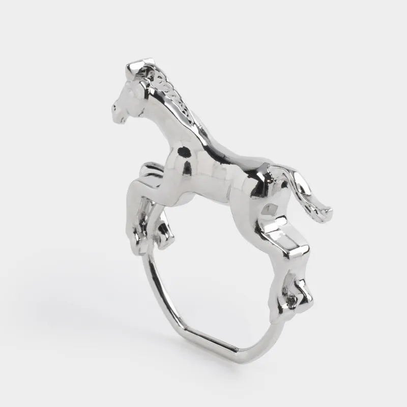 Кольцо для салфеток, Лошадка, Horse silver