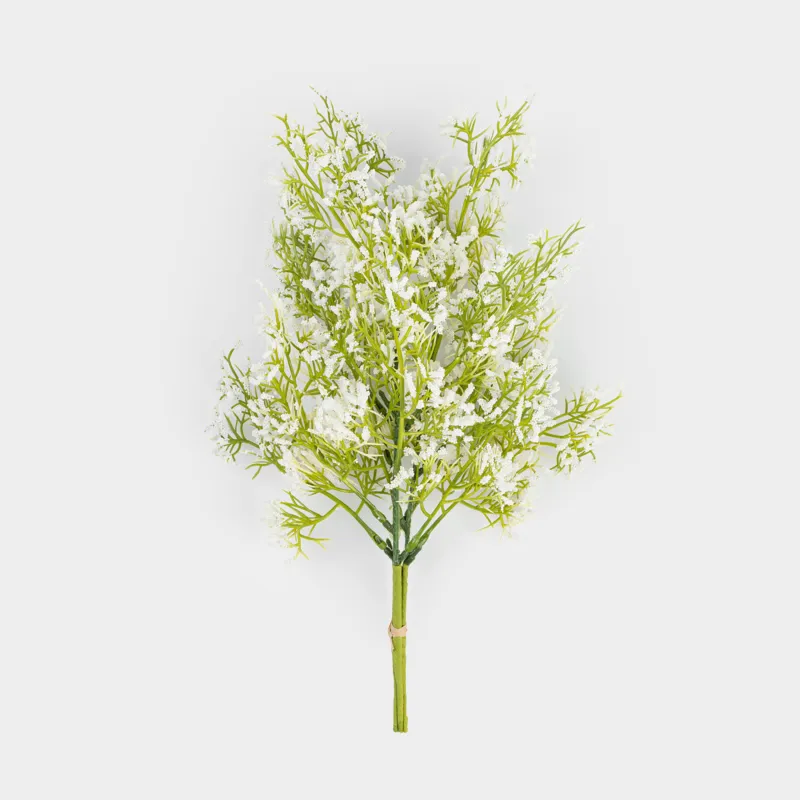 Букет декоративный, 34 см, Белые цветы, Flower garden
