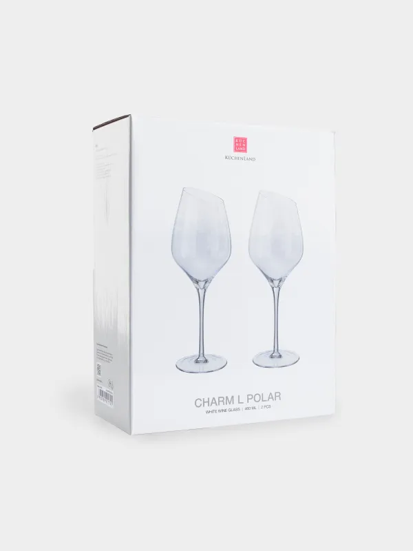Бокал для белого вина, 2 шт, с перламутром, Charm L polar, image-5
