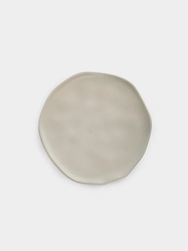 Тарелка обеденная, 27 см, Мятый эффект, Crumple creme, image-0