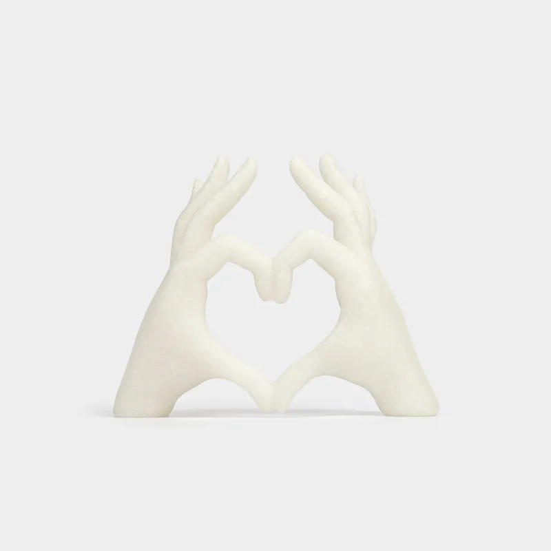 Статуэтка, 20х17 см, Жест сердца, Hand