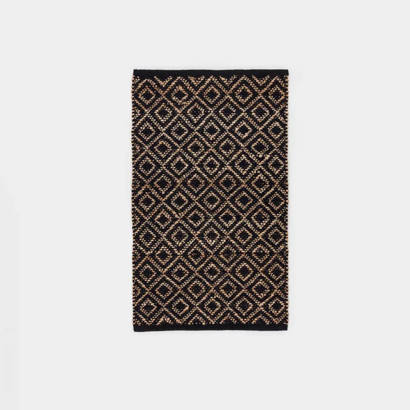 Коврик, 60х100 см, Ромбы, Jute