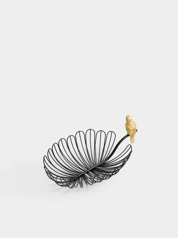 Корзина для фруктов, 31х20х7 см, Золотистый попугай, Twist black, image-3