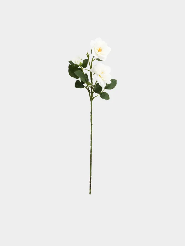 Ветка декоративная, 70 см, Белая роза, Flower garden, image-0