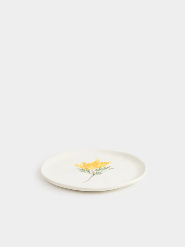 Блюдо, 24 см, Мимоза, Crumple flower, image-1