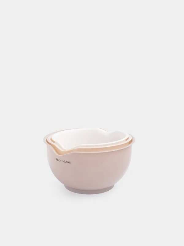 Набор мисок, 3 шт, со сливом, Soft kitchen, image-1