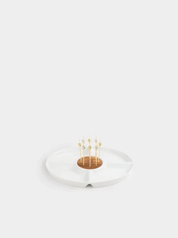 Менажница, 27х22 см, со шпажками, Light kitchen, image-1