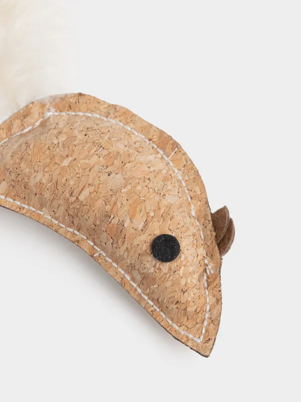 Игрушка для кошек, 11х6 см, Мышка, Cork pet, image-1