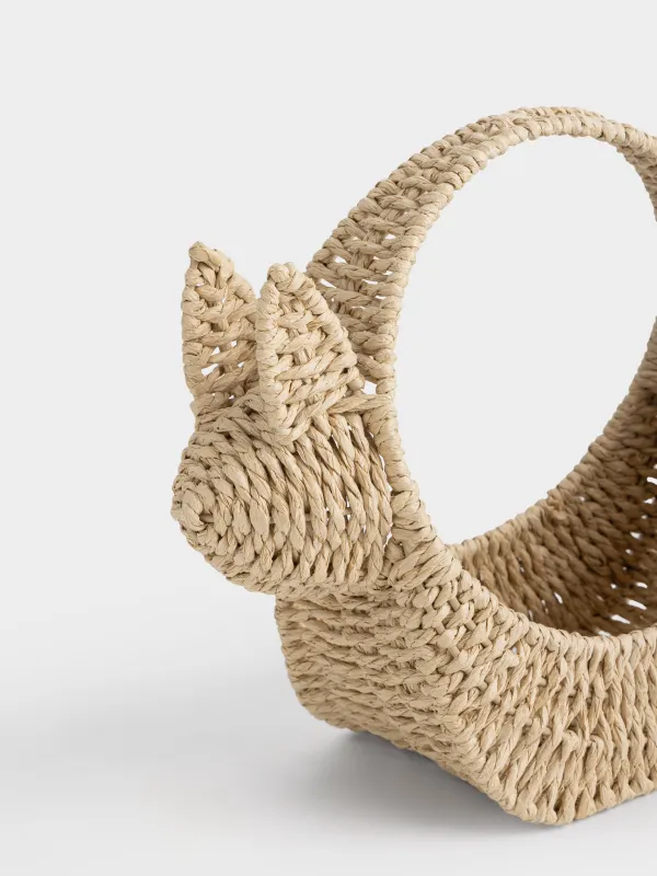 Корзина для хранения, 26х12х27 см, с ручками, Braided, image-3