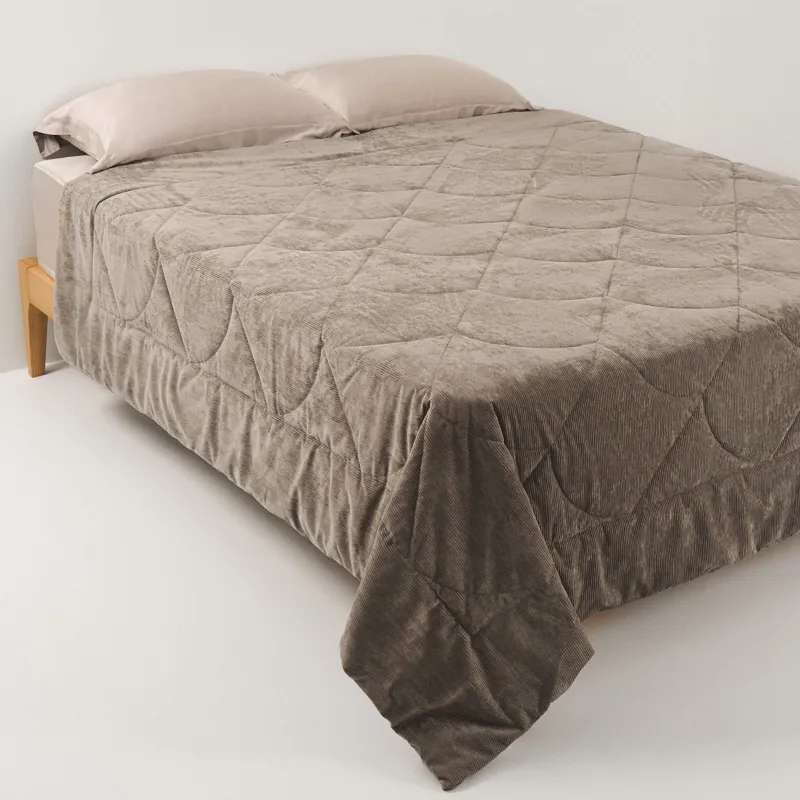 Покрывало, 220х240 см, стеганое, Полосы, Stitch velvet