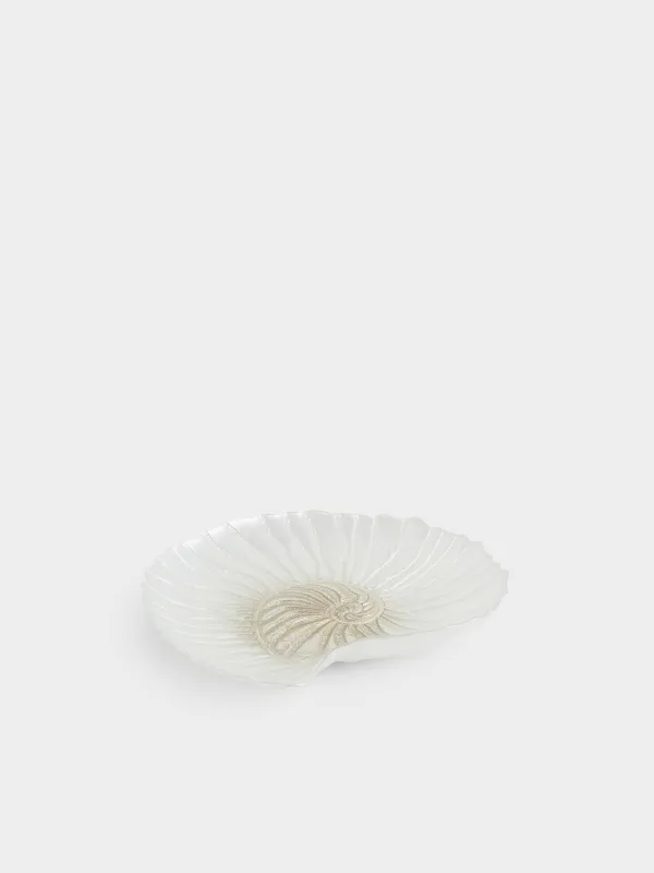 Блюдо, 31x29x4 см, Ракушка, Ammonite, image-0