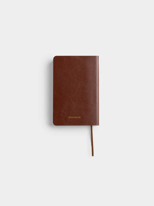 Блокнот для записей, 9х14 см, 80 л, полиуретан, коричневый, Travel journal, Stationery travel, image-1