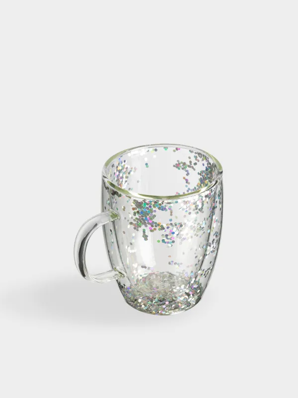 Кружка, 290 мл, 2 шт, с блестками, Air sparkly, image-3
