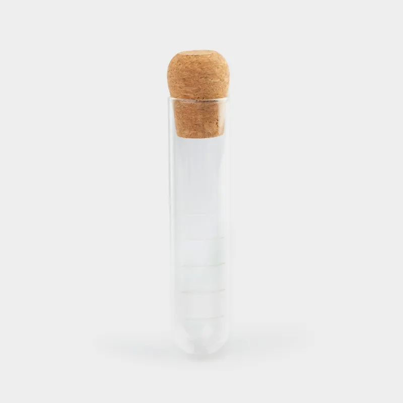 Сито для заваривания чая, 13 см, стекло Б/пробка, Стик, Clear cork