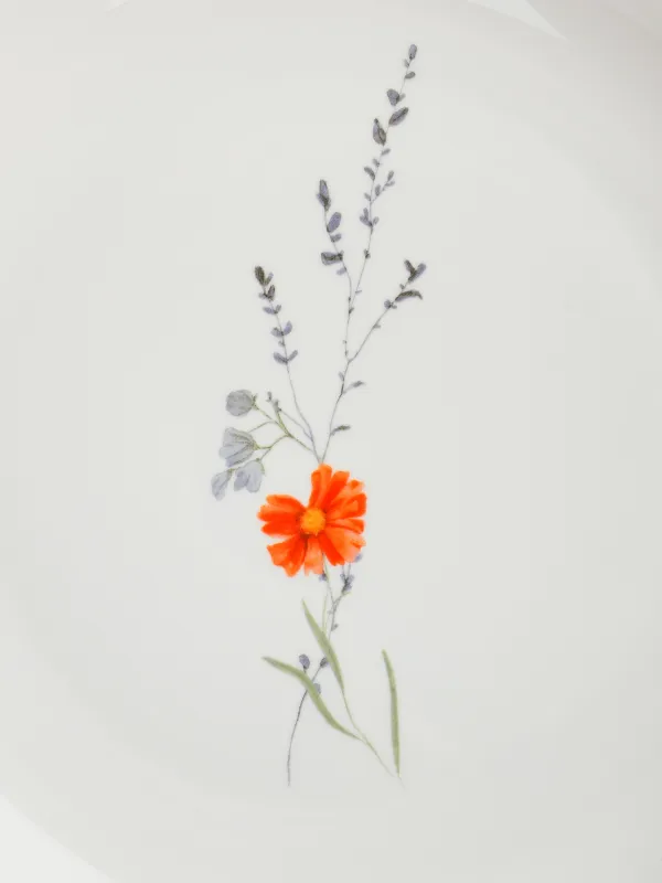 Тарелка закусочная, 21 см, Полевые цветы, Yarrow, image-4