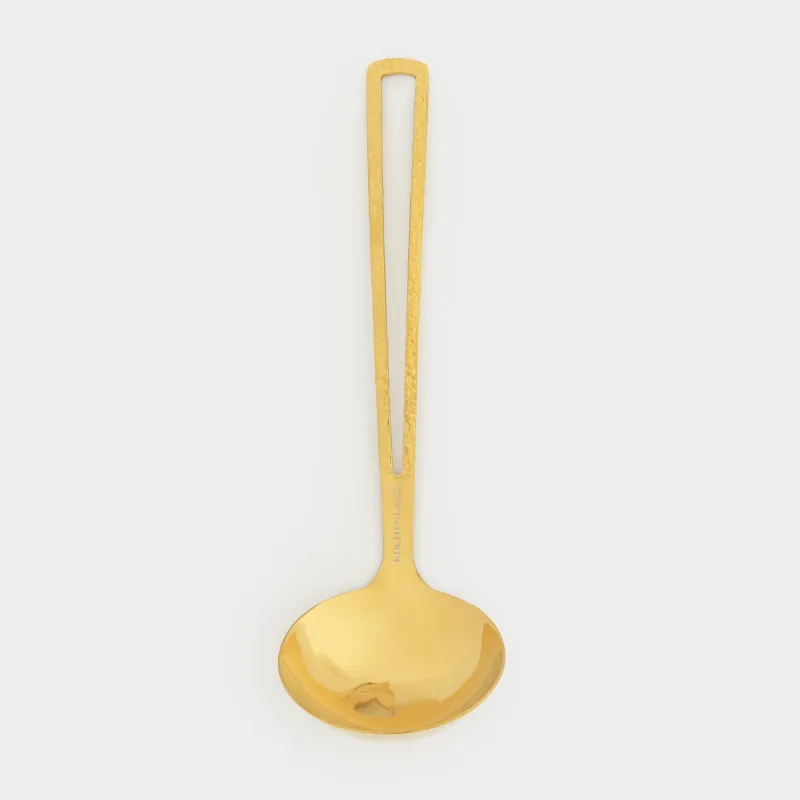 Половник, 24 см, сталь, золотистый, Viron gold