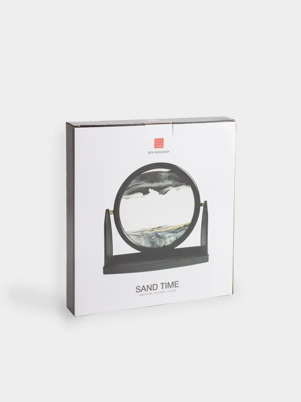 Картина песочная, 25х24 см, на подставке, стекло/пластик, Sand time, image-4