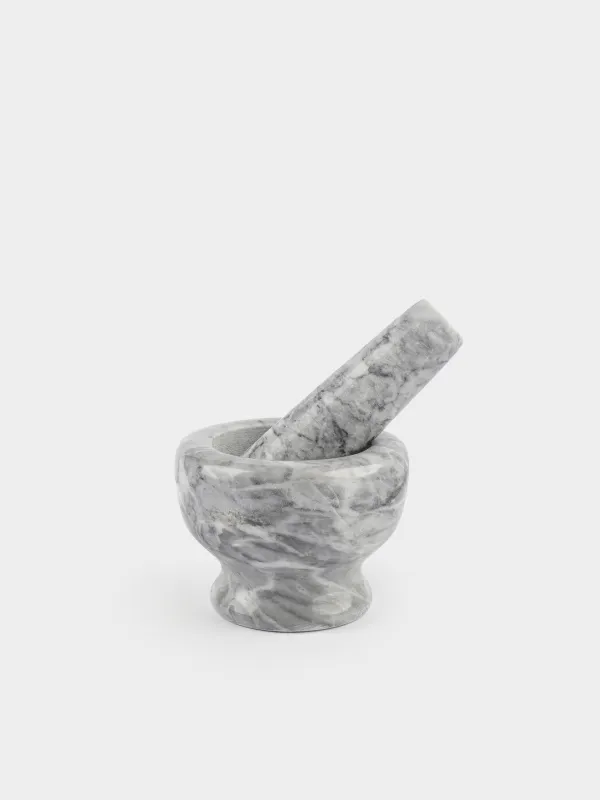 Ступка для специй, 8 см, с пестиком, Marble, image-0