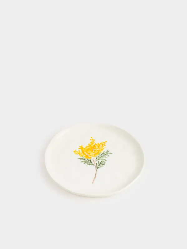 Блюдо, 24 см, Мимоза, Crumple flower, image-2