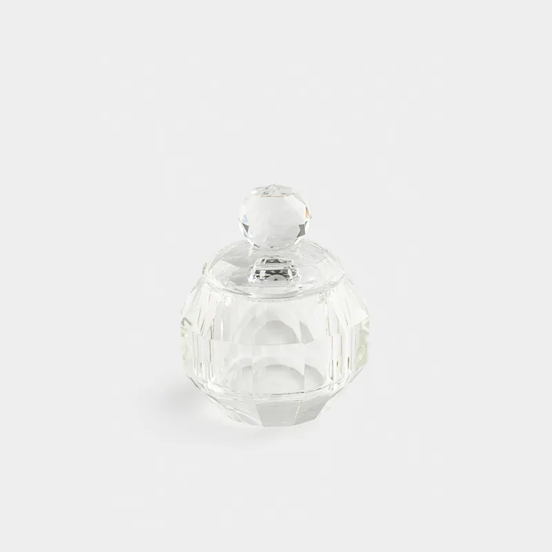 Шкатулка для украшений, 8 см, кристальное стекло, Lux crystal