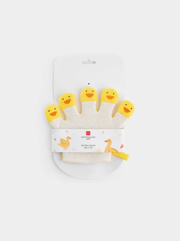 Мочалка-варежка для тела, Утки, Duck yellow, image-5