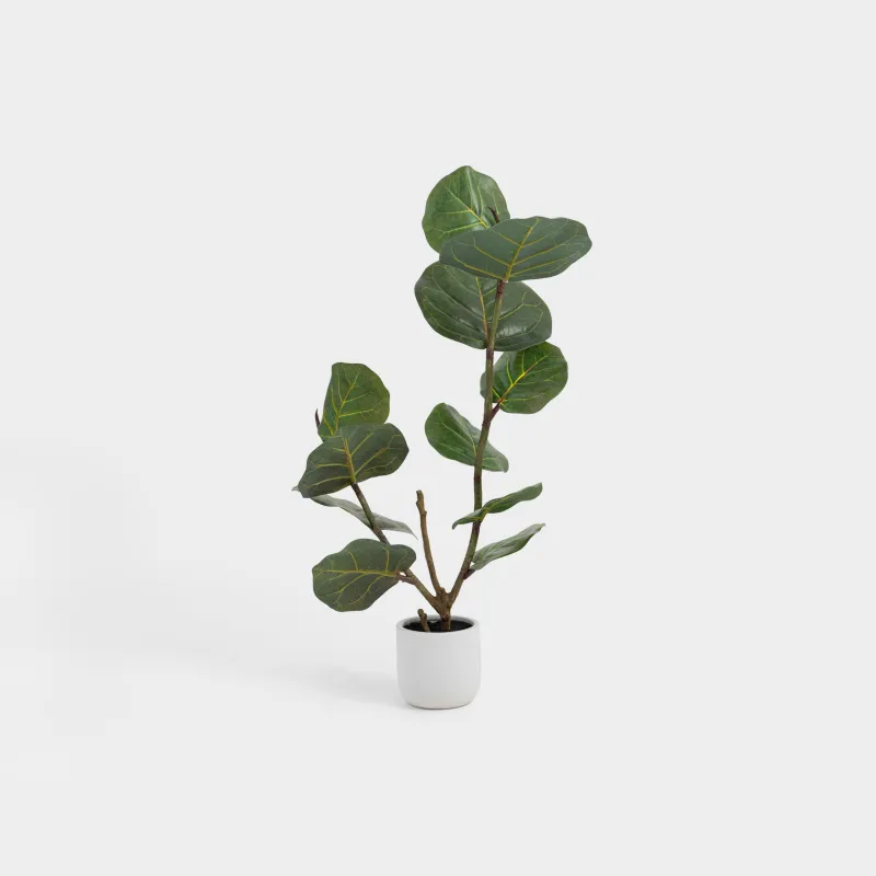 Растение искусственное, 85 см, в горшке, пластик, Фикус, Pot garden