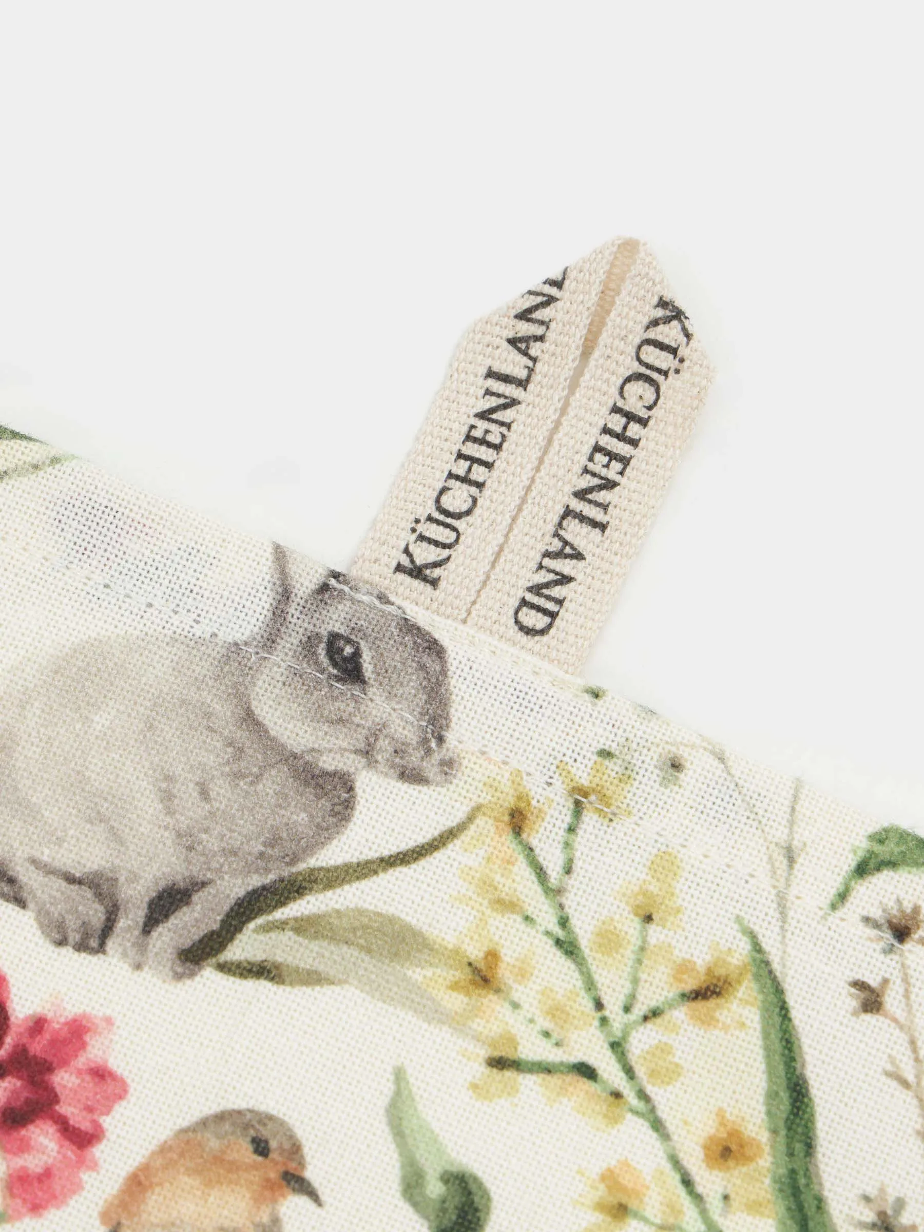 Полотенце кухонное, Rabbit in flowers, image-4