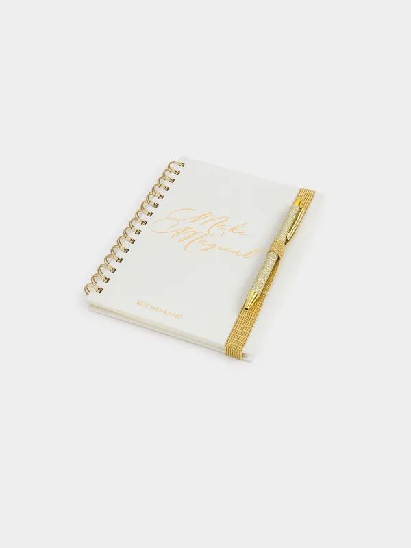 Блокнот, 16х20 см, 80 листов, на кольцах, Stationery sparkle, image-1