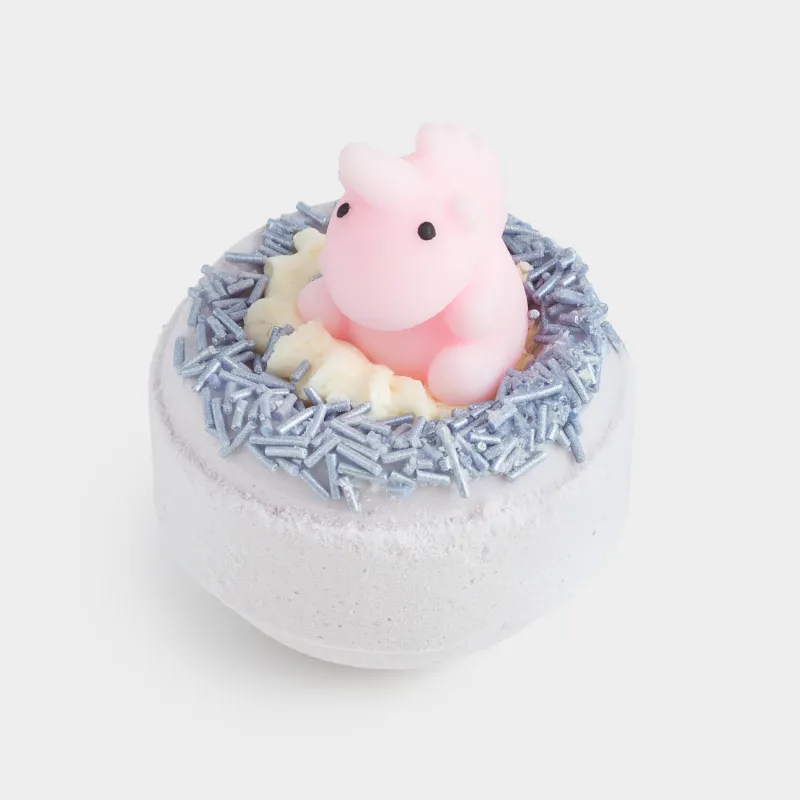 Бомбочка для ванны, с игрушкой, Ежевика и ваниль, Unicorn