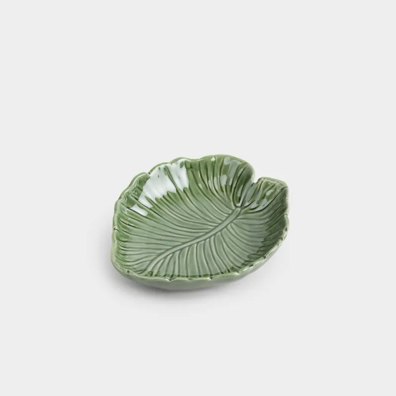 Блюдо декоративное, 20х16х5 см, Тропический лист, Tropical