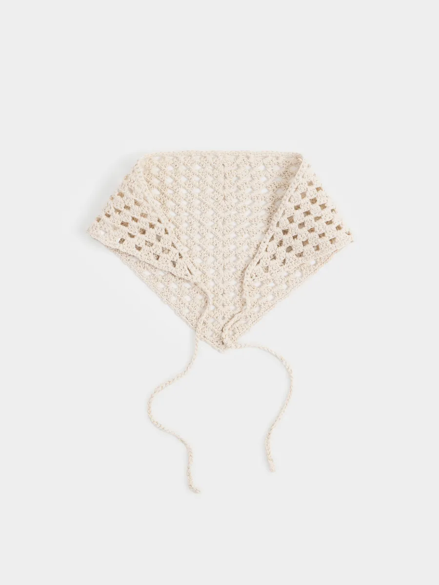 Косынка вязаная Knitting lace, image-0