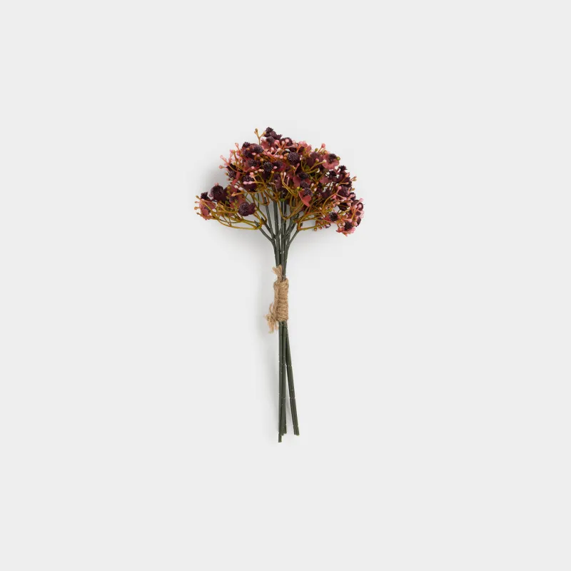 Букет декоративный 30 см, Розовые цветы, Flower garden