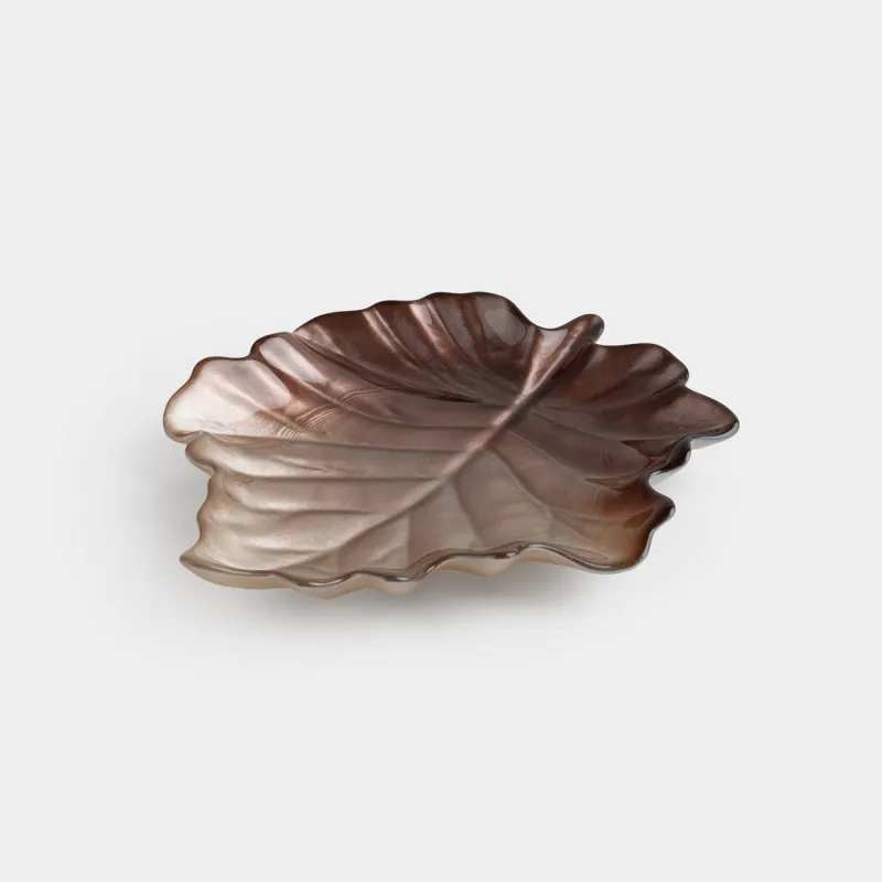 Блюдо, 22х19x4 см, Лист, Leaves