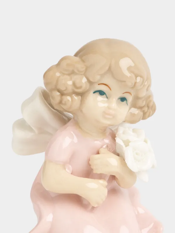 Статуэтка, 8 см, Девочка с цветами, Girl figurine, image-3