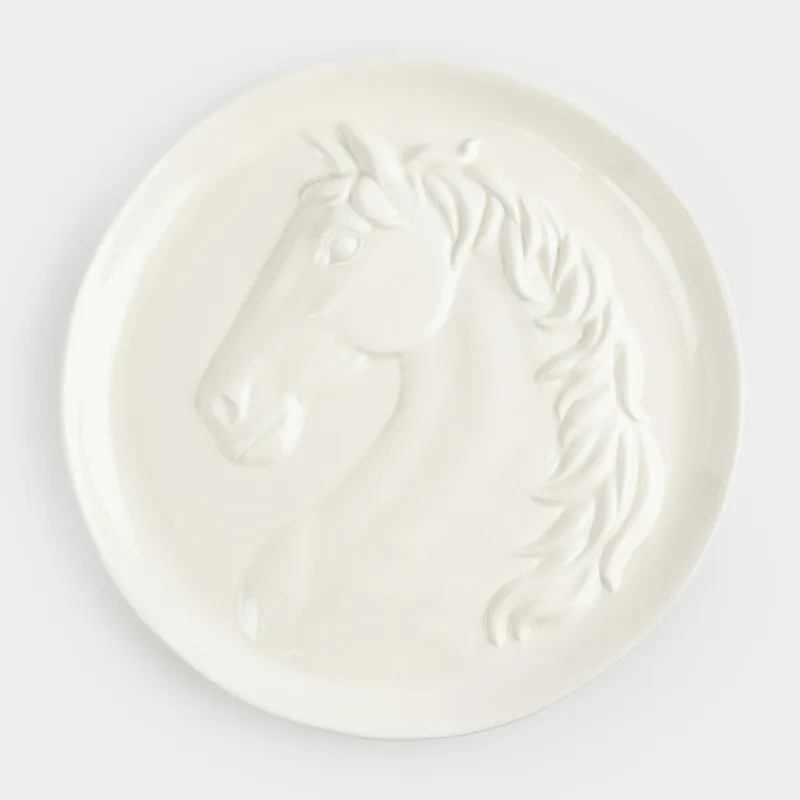 Блюдо, 24 см, Конь, Horse pattern