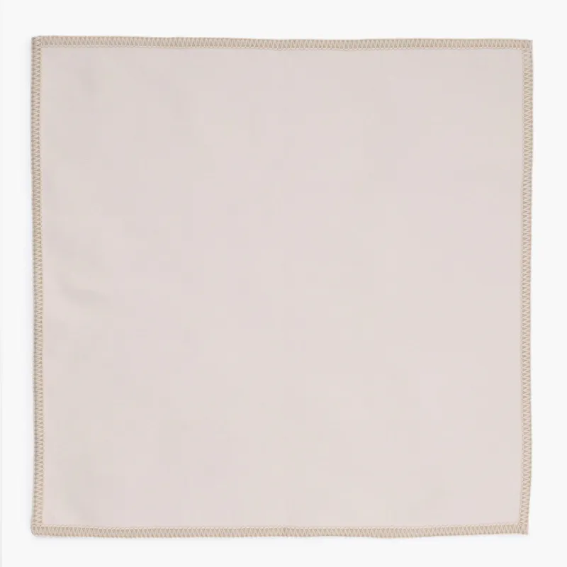 Тряпка для мебели и техники, 35x35 см, микрофибра, Замша, бежево-розовая, Clean, image-1