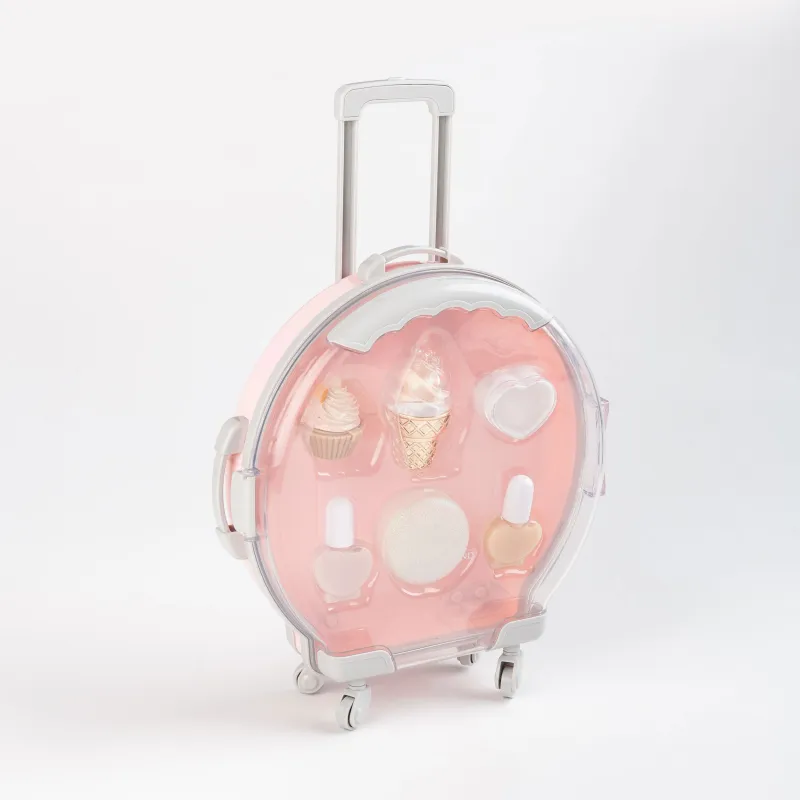 Набор косметики, детский, 19x5 см, 6 пр, пластик, серый, Чемодан, Cosmetic kids