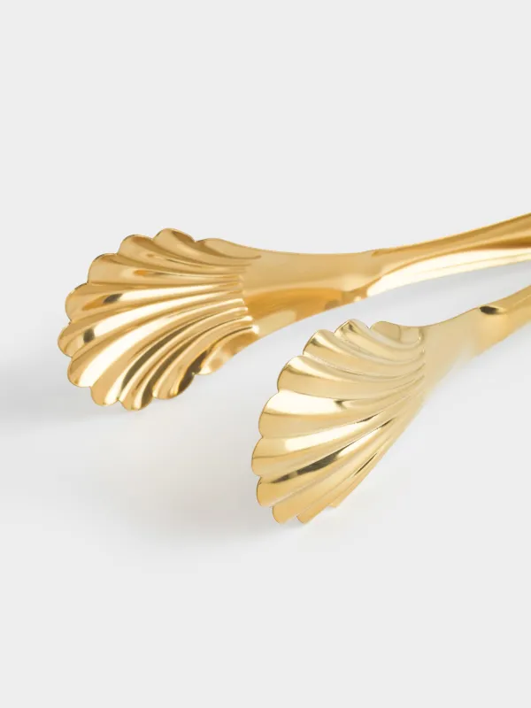 Щипцы кухонные, 23 см, Ракушки, Classic gold, image-4