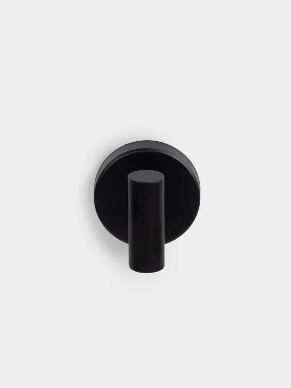 Крючок, на вакуумной присоске, Total black, image-0