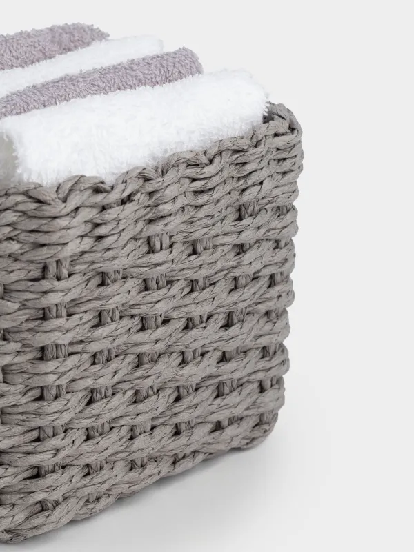 Полотенце, 30х30 см, 4 шт, в корзине, Basket towel, image-5