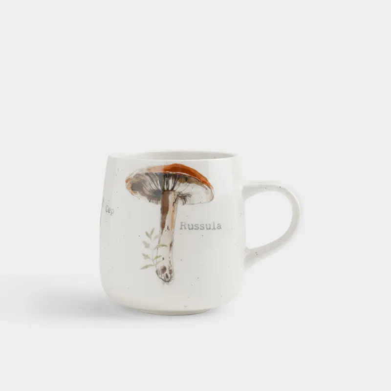 Кружка, 500 мл, фарфор N, молочная, Грибы, Autumn gifts