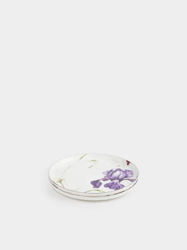 Тарелка закусочная, 24 см, 2 шт, Ирис, Antarctica Flowers, image-2