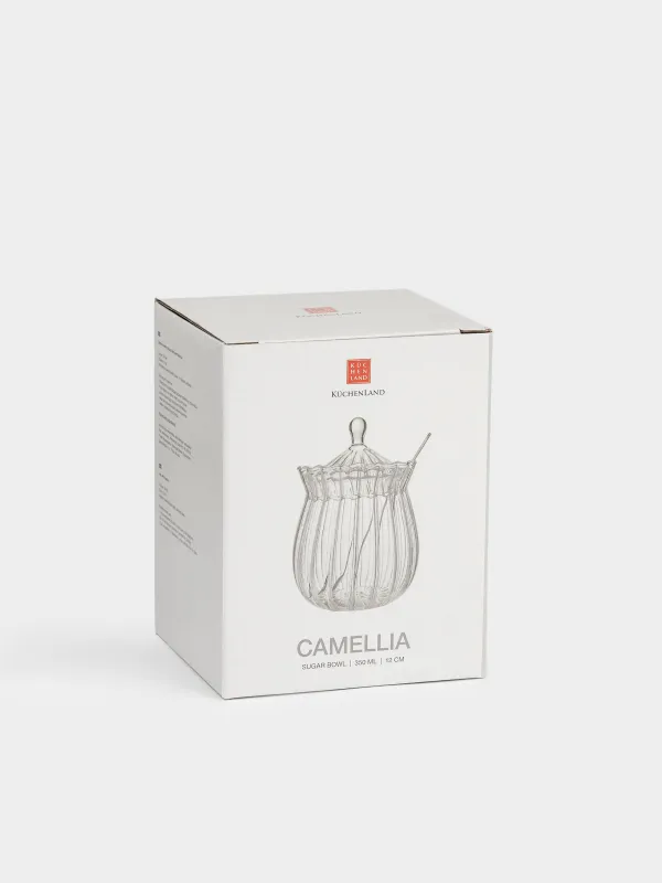 Сахарница, 350 мл, с ложкой, Camellia, image-6