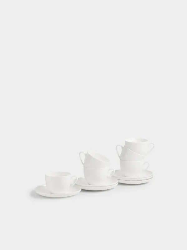 Пара чайная, на 6 персон, 250 мл, Ideal white, image-0