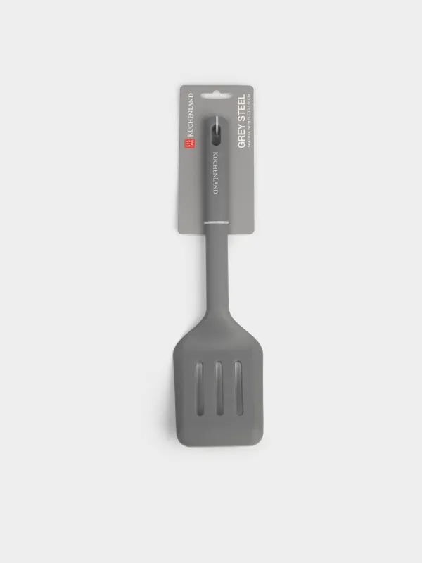 Лопатка, 30 см, с прорезями, Grey steel, image-5