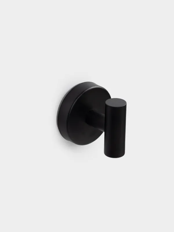 Крючок, на вакуумной присоске, Total black, image-1