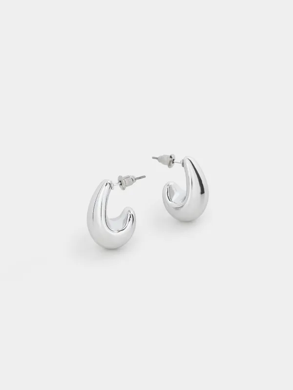 Серьги-пусеты, 2 см, CCB пластик, Jewelry, image-2