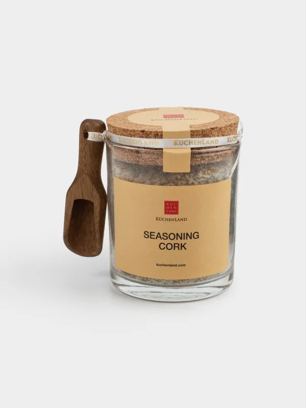 Емкость для специй, 8 см, с наполнением, Соль чеснок, Seasoning cork, image-0