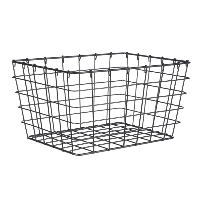 Корзина для хранения, 26х19х14 см, Twist black, image-1